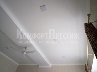 многоуровневые натяжные потолки для спальни 19